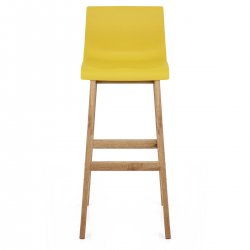 Sgabello Resina Legno - Drift Grigio