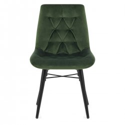 Sedia da pranzo Velluto Metallo - Roxy