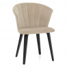 Sedia da pranzo Velluto Legno - Scroll