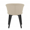 Sedia da pranzo Velluto Legno - Scroll