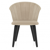 Sedia da pranzo Velluto Legno - Scroll