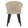 Sedia da pranzo Velluto Legno - Scroll