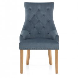 Sedia Tessuto Quercia - Ascot Grigio