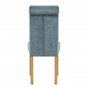 Sedia Velluto Legno - Portland Blu