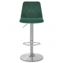 Sgabello Velluto Satinato - Melody Verde