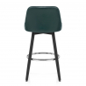 Sgabello Ecopelle Antica Legno - Hamilton Verde