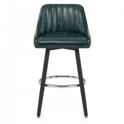 Sgabello Ecopelle Antica Legno - Hamilton Verde
