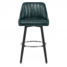 Sgabello Ecopelle Antica Legno - Hamilton Verde