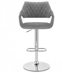 Sgabello Velluto - Fairfield blu