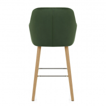 Sgabello Velluto Legno - Rio Verde