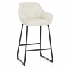 Sgabello Pelle - Kanto Crema
