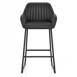 Sgabello Pelle - Kanto Marrone