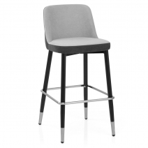Sgabello Tessuto - Hudson Grigio