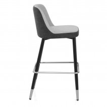 Sgabello Tessuto - Hudson Grigio