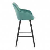 Sgabello Velluto - Lanson Verde