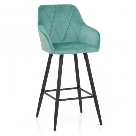 Sgabello Velluto - Lanson Verde