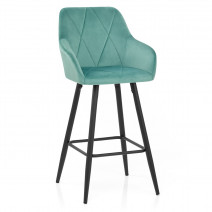 Sgabello Velluto - Lanson Verde