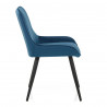Sedia Velluto Satinata - Blu Scuro