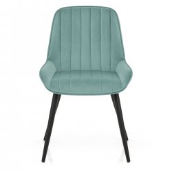 Sedia Velluto Satinata - Blu Scuro