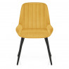 Sedia Velluto Satinata - Mustang Giallo