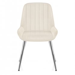 Sedia Velluto Cromata - Mustang Giallo