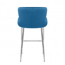 Sgabello Velluto - Grace Blu