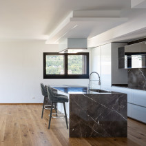 Sgabello Ecopelle Antica Legno - Hamilton Grigio