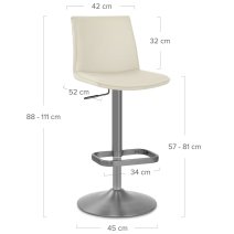 Sgabello Ecopelle - Alto