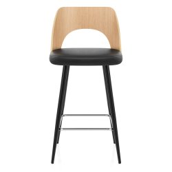 Sgabello Ecopelle Quercia -...