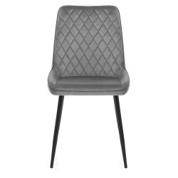 Sedia da pranzo Velluto - Chevy Blu