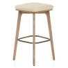 Sgabello Ecopelle Legno - Malmo