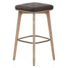 Sgabello Ecopelle Legno - Malmo