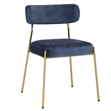 Sedia Stoffa dorate - Diana