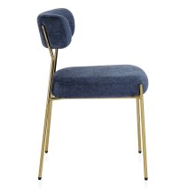 Sedia Stoffa dorate - Diana