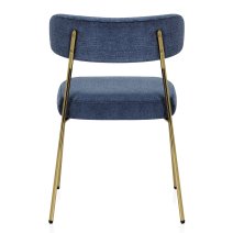 Sedia Stoffa dorate - Diana