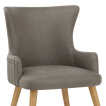 Sedia Ecopelle Legno - Diablo