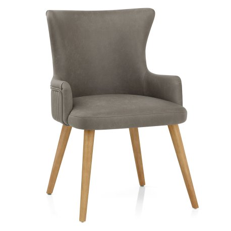 Sedia Ecopelle Legno - Diablo