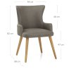 Sedia Ecopelle Legno - Diablo