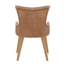 Sedia Ecopelle Legno - Diablo