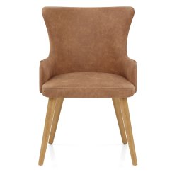 Sedia Ecopelle Legno - Diablo