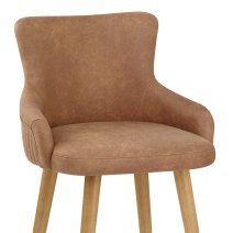 Sgabello Ecopelle - Diablo Legno