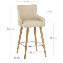 Sgabello Ecopelle - Diablo Legno