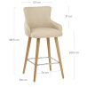 Sgabello Ecopelle - Diablo Legno