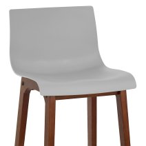 Sgabello Resina Legno - Drift Noce
