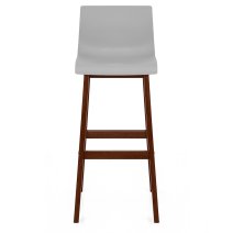 Sgabello Resina Legno - Drift Noce