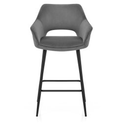 Sgabello Velluto - Viola