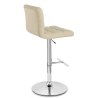 Sgabello Ecopelle Cromato - Grid Offerta Speciale