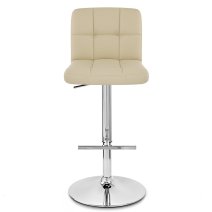Sgabello Ecopelle Cromato - Grid Offerta Speciale