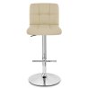 Sgabello Ecopelle Cromato - Grid Offerta Speciale