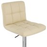 Sgabello Ecopelle Cromato - Grid Offerta Speciale